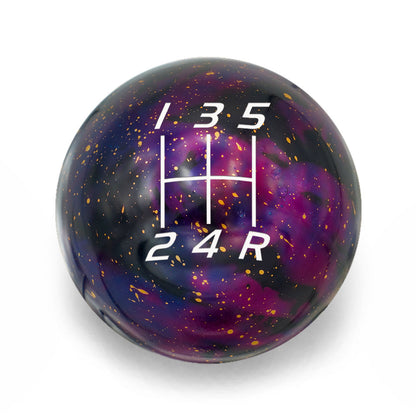 Billetworkz Cosmic Space Shift Knob - 5 Speed Velocity Engraving for Subaru - Graveyard Performance