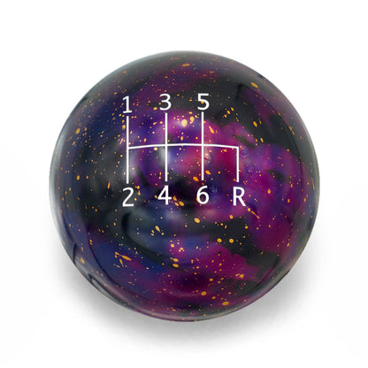 Billetworkz Cosmic Space Shift Knob - 6 Speed Standard Engraving for Subaru - Graveyard Performance