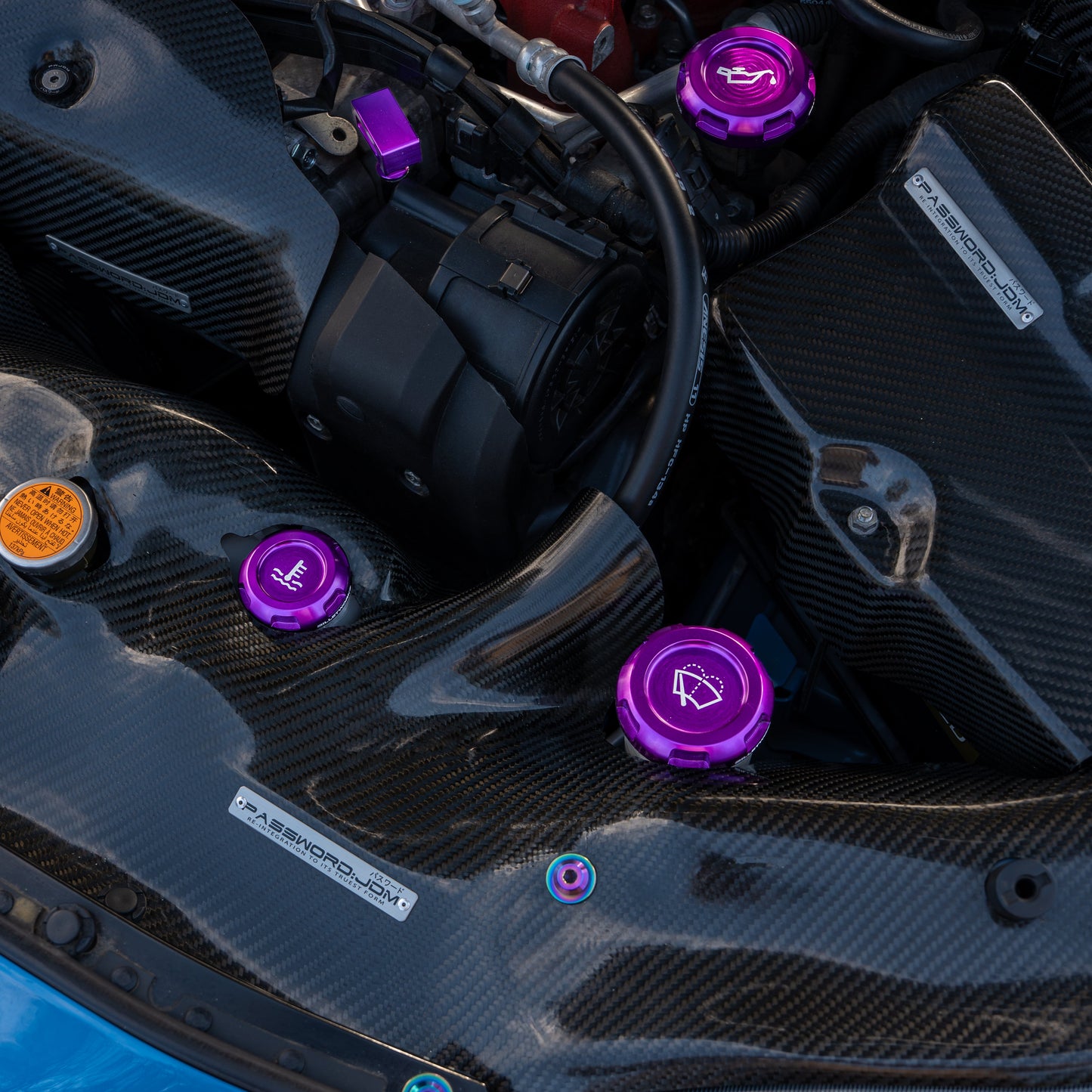 Billetworkz Engine Bay Caps - Subaru WRX 2015-2021 & 2022+