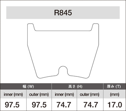 iSWEEP Brake Pads | Front • RS 3 8V/TT RS 8S/RS 5 B8/R8 42