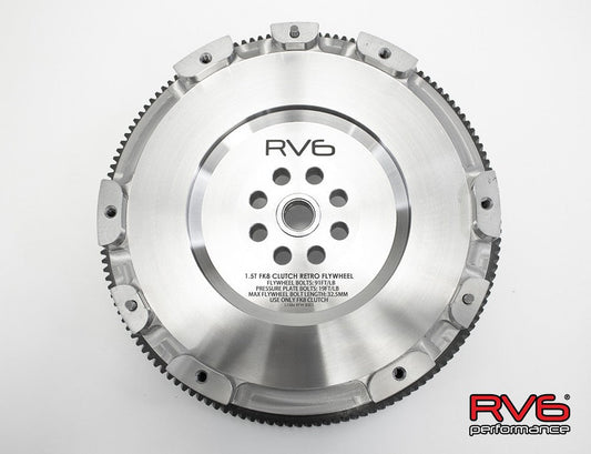 RV6 1.5T FK8 Clutch Retro Flywheel for 2016+ Honda Civic 1.5T (Type R Retrofit)