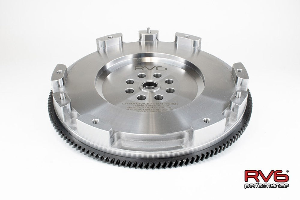 RV6 1.5T FK8 Clutch Retro Flywheel for 2016+ Honda Civic 1.5T (Type R Retrofit)
