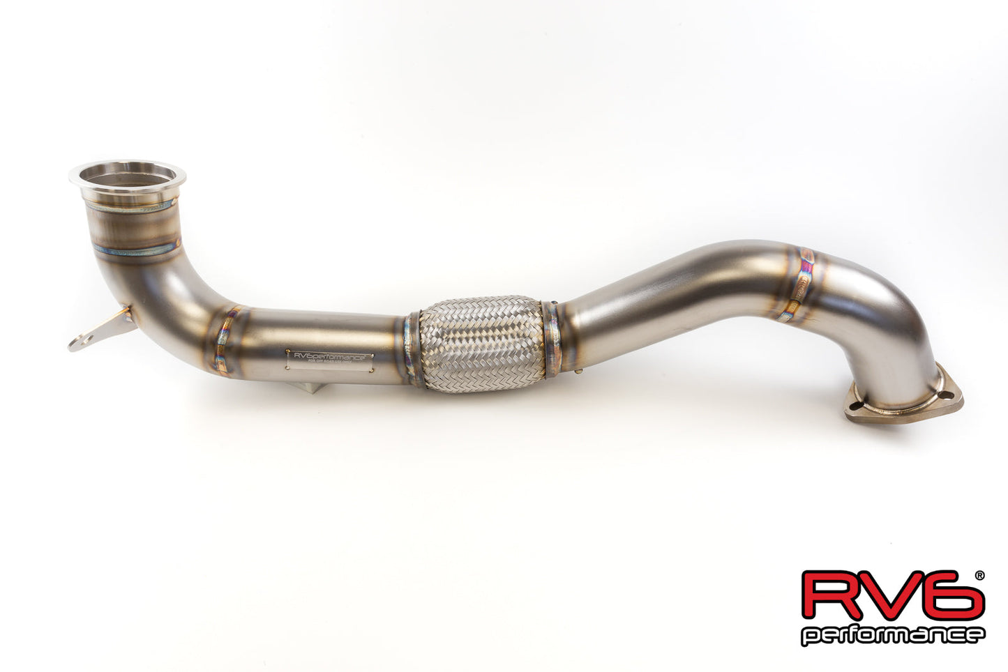 RV6 Front Pipe for 16-21 Civic 1.5T (Sedan, Coupe, Hatch, Si)