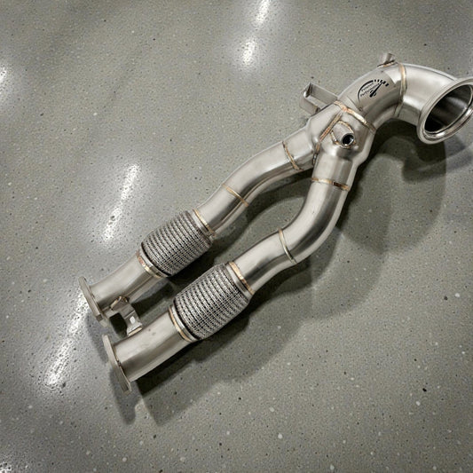2.5T Race Downpipe For 2018+ Audi RS3 8V, RS3 8Y & TTRS 8S | Palenon Performance - Graveyard Performance