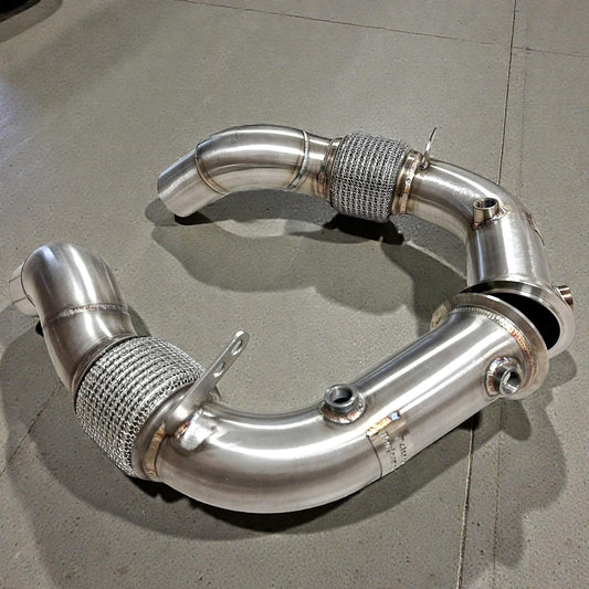 Race Downpipe For BMW F10 M5 and F12, F06, F13 M6 including Competition (S63 Engine) - Graveyard Performance