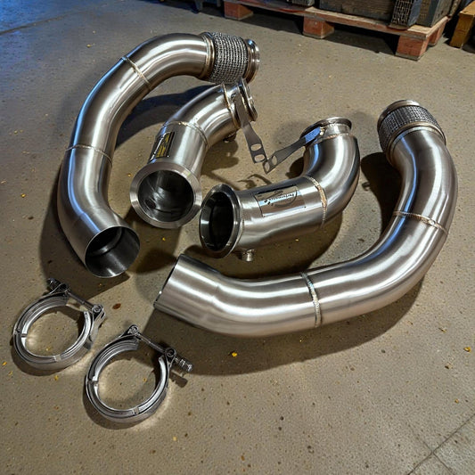 Racing Downpipes For BMW F90 M5 & F91, F92, F93 BMW M8 - Graveyard Performance