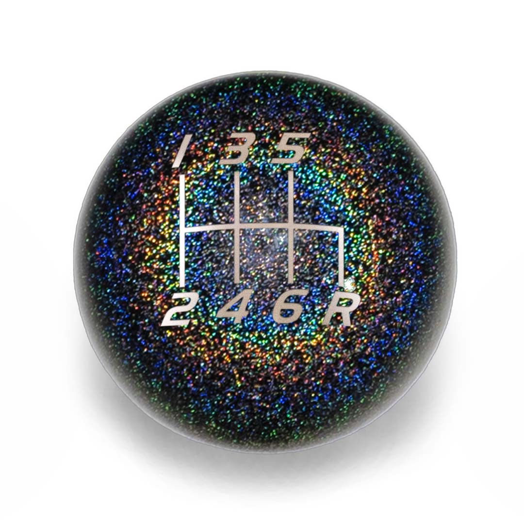 Billetworkz Weighted Shift Knob - 6-Speed Velocity Engraving for Subaru