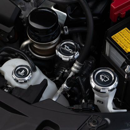 Billetworkz Engine Bay Caps - Subaru Forester XT 2009-2013 - Graveyard Performance