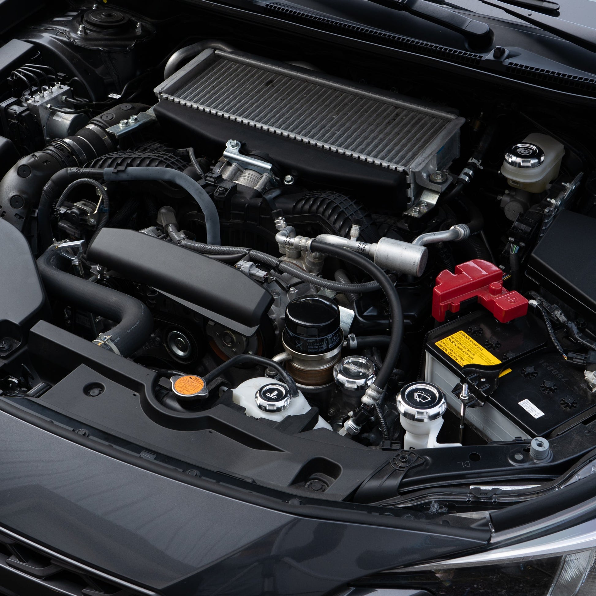 Billetworkz Engine Bay Caps - Subaru Crosstrek 2013+ - Graveyard Performance