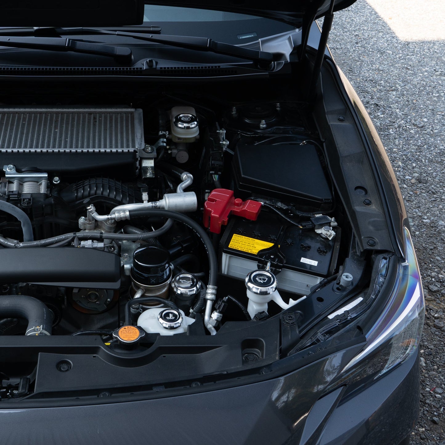 Billetworkz Engine Bay Caps - Subaru Crosstrek 2013+ - Graveyard Performance