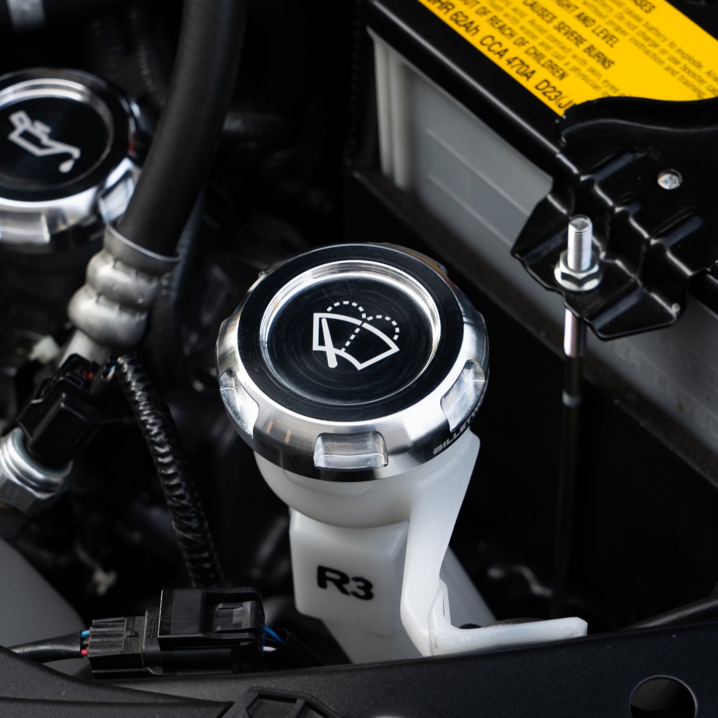 Billetworkz Engine Bay Caps - Subaru Crosstrek 2013+ - Graveyard Performance