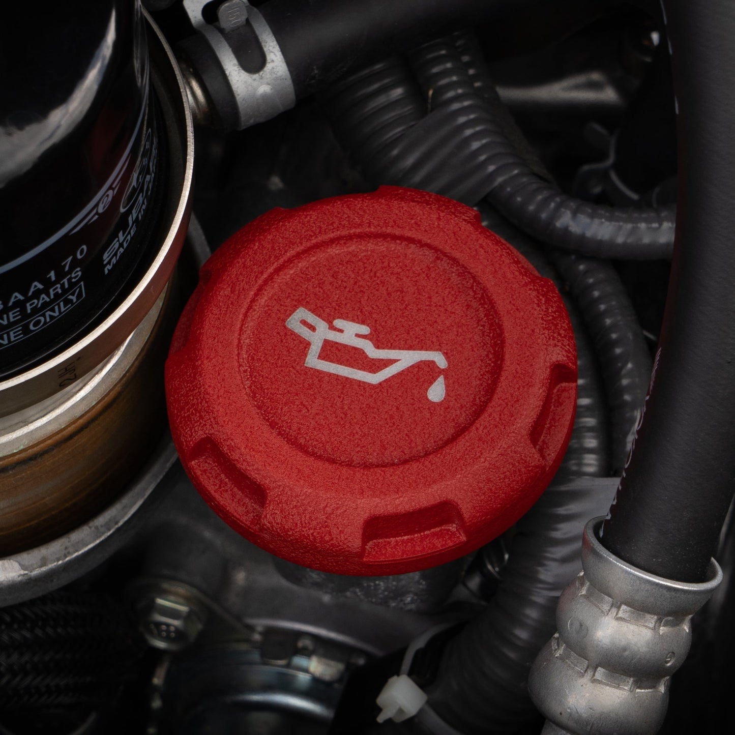Billetworkz Engine Bay Caps - Subaru Forester 2014+ - Graveyard Performance