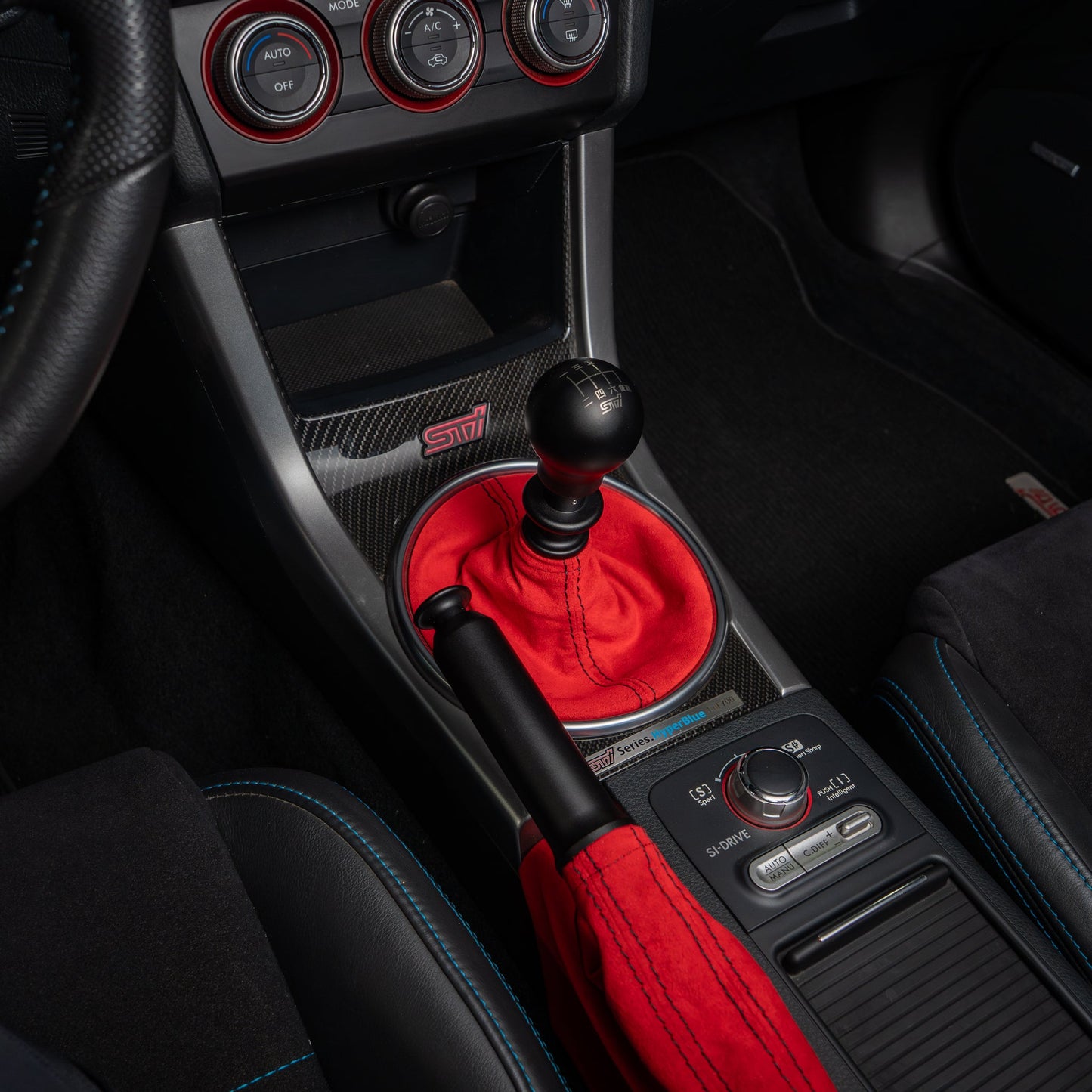 Billetworkz Premium Alcantara Shift Boot – Subaru STI 2015–2021
