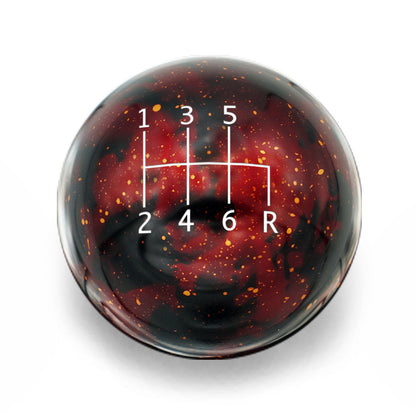 Billetworkz Cosmic Space Shift Knob - 6 Speed Standard Engraving for Subaru - Graveyard Performance