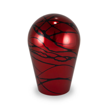 Billetworkz Automatic Shifter - Red w/ Black Splash - Fits Subaru CVT: Forester (2019-2024) - Graveyard Performance