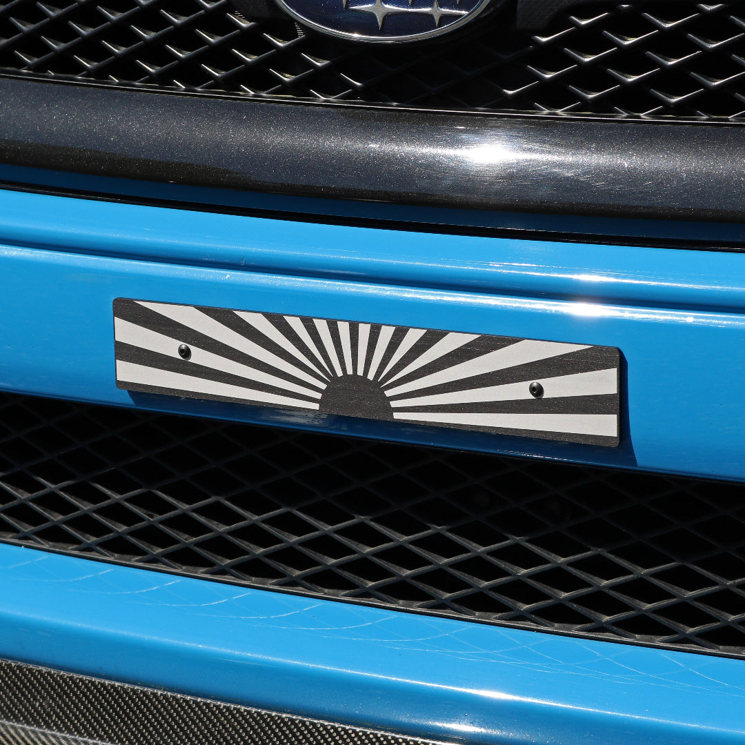 Billetworkz "Rising Sun" License Plate Delete - Graveyard Performance