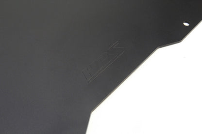 HPS Black Aluminum Front Skid Plate Undertray Protection Shield, SP-101
