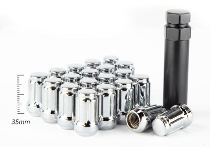 Aodhan Spline Lug nuts Set of 20 - Conical Seat ,35mm Overall Size