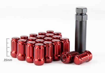 Aodhan Spline Lug nuts Set of 20 - Conical Seat ,35mm Overall Size