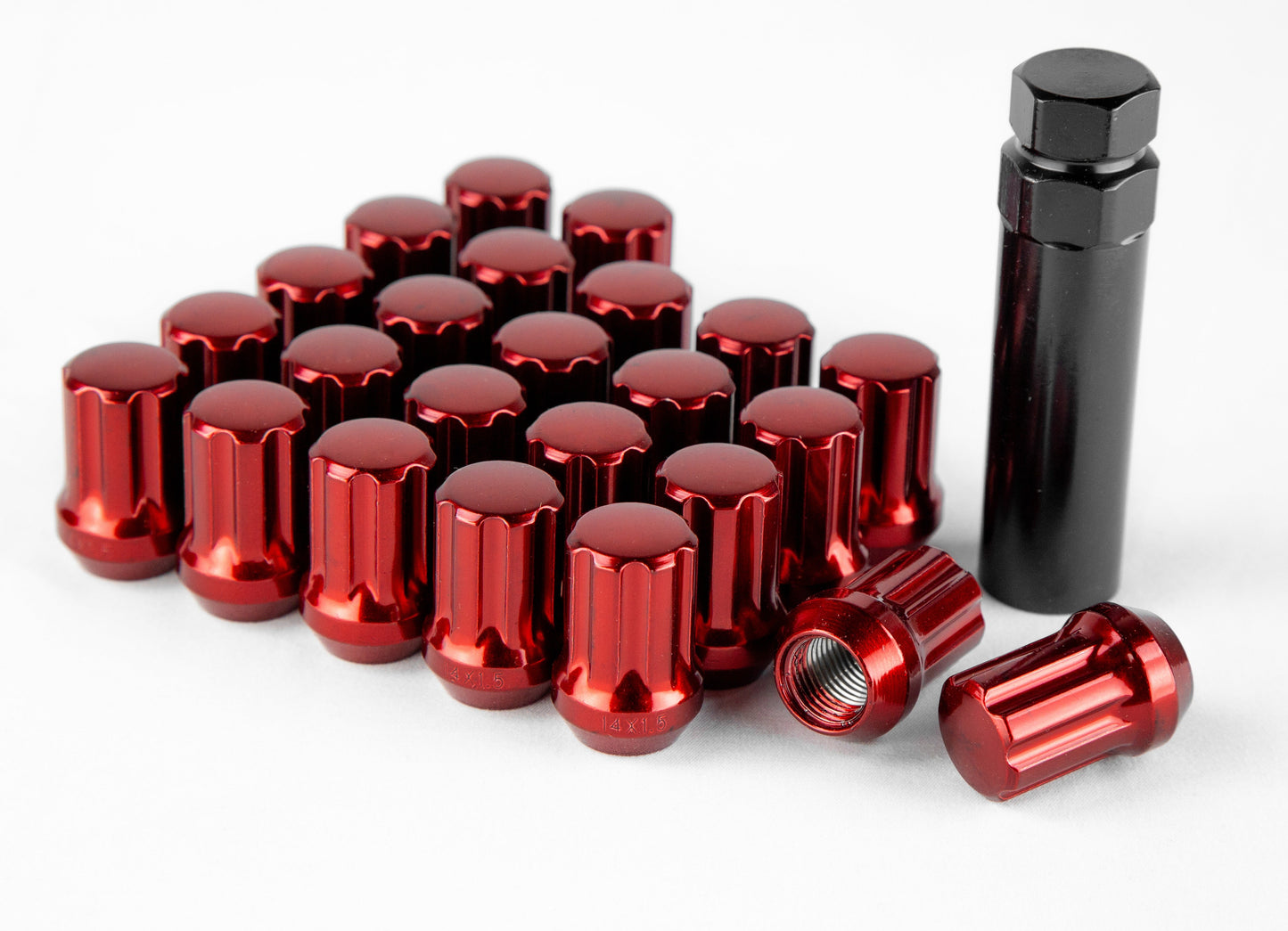 Aodhan Aodhan Spline Lug nuts Set - Conical Seat ,35mm Overall Size