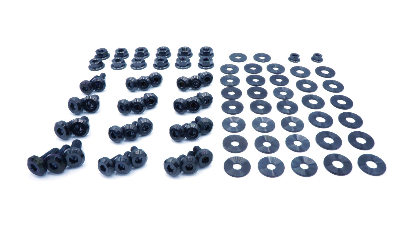 Stage 2 Titanium Hardware Engine Bay Kit - BRZ/GT86/FR-S (2013-2020) - Graveyard Performance