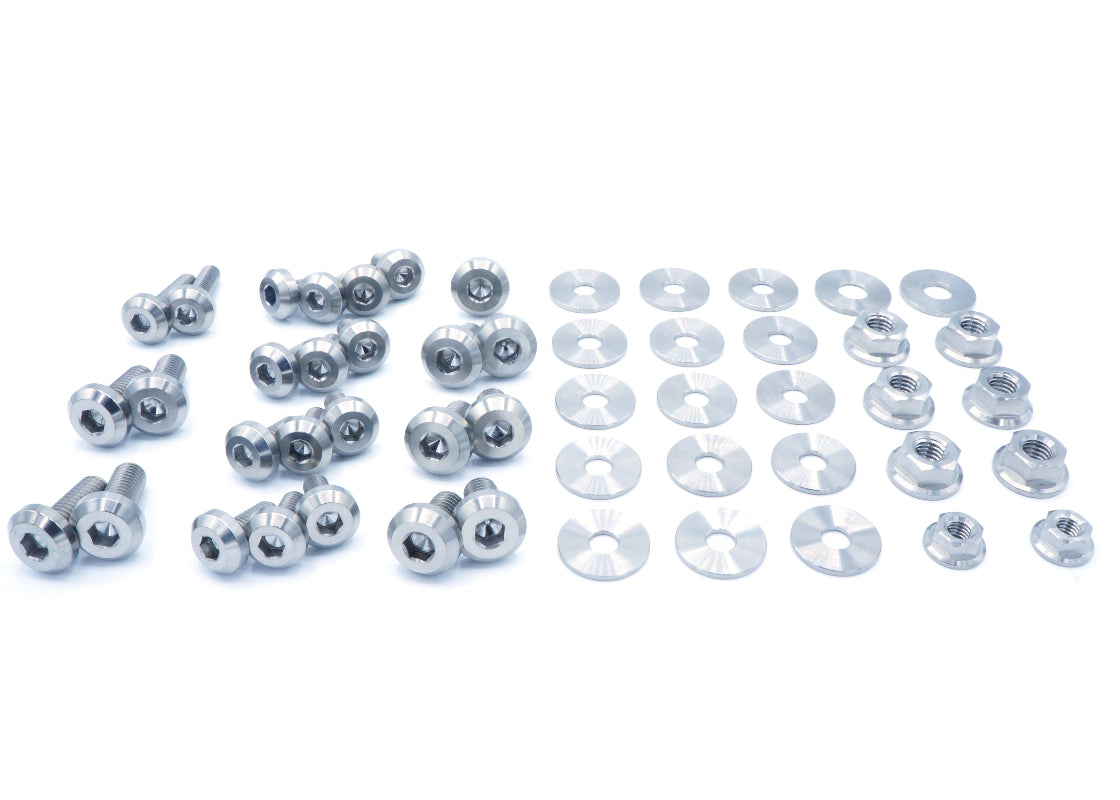 Titanium Hardware Engine Bay Kit - Subaru WRX/STI (2002-2003) - Graveyard Performance