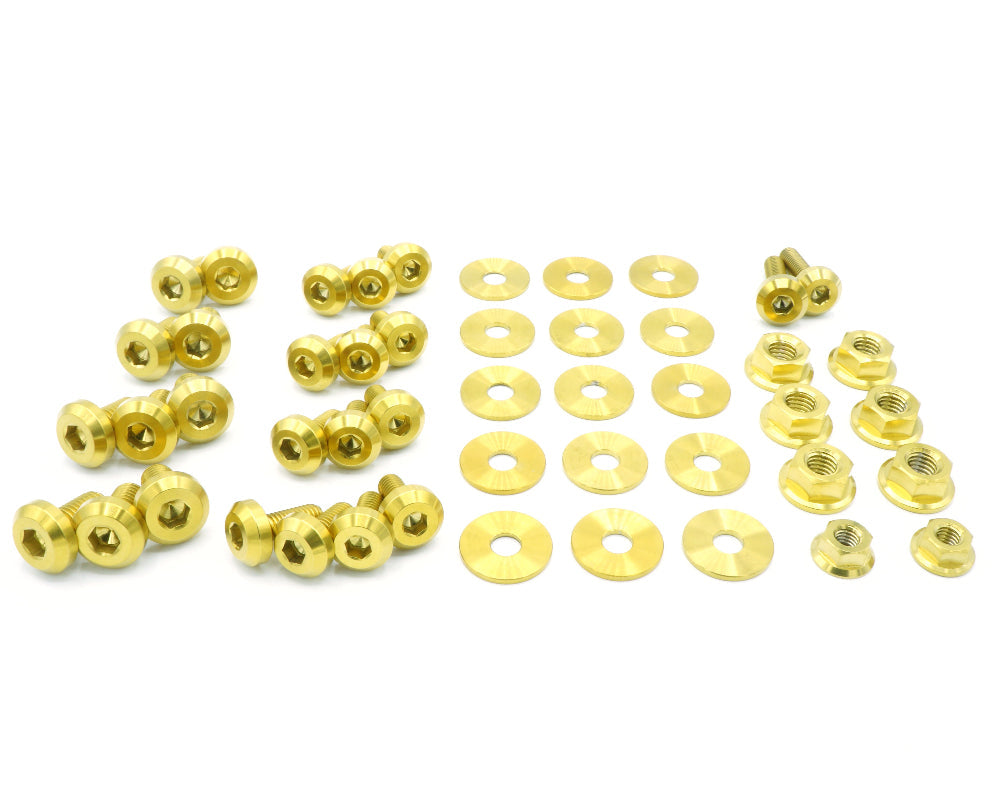 Titanium Hardware Engine Bay Kit - Subaru Forester (2006-2008) - Graveyard Performance