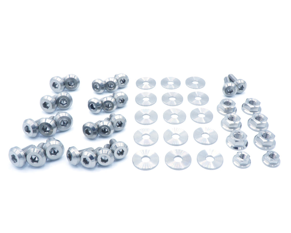 Titanium Hardware Engine Bay Kit - Subaru Forester (2006-2008) - Graveyard Performance