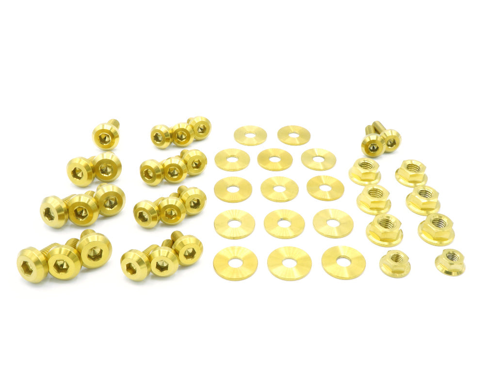 Titanium Hardware Engine Bay Kit - Subaru Forester (2003-2005) - Graveyard Performance