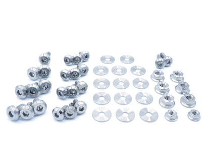 Titanium Hardware Engine Bay Kit - Subaru Forester (2003-2005) - Graveyard Performance