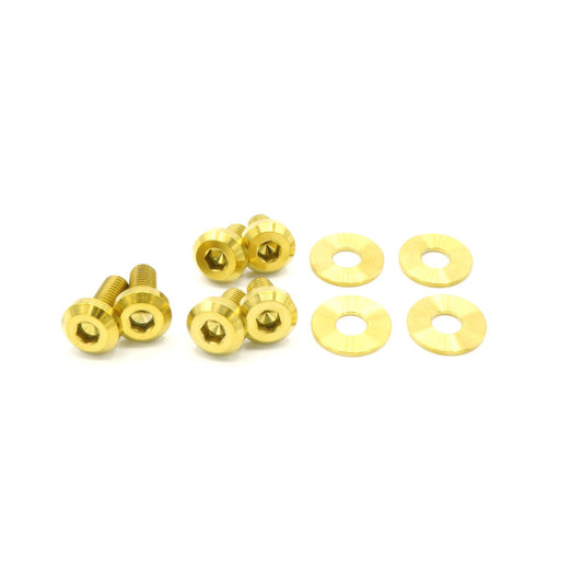 Titanium Hardware Hood Kit - Subaru Impreza GC8 (1992-2001) - Graveyard Performance