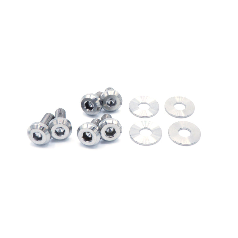 Titanium Hardware Hood Kit - Subaru Impreza GC8 (1992-2001) - Graveyard Performance