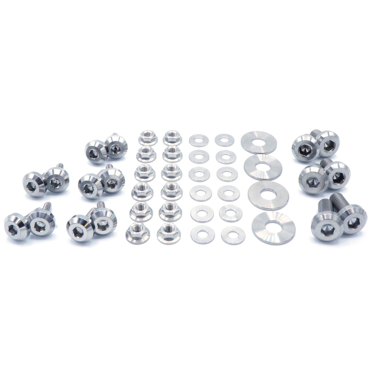 Titanium Hardware RS Hood Kit - Subaru Impreza GC8 (1992-2001) - Graveyard Performance