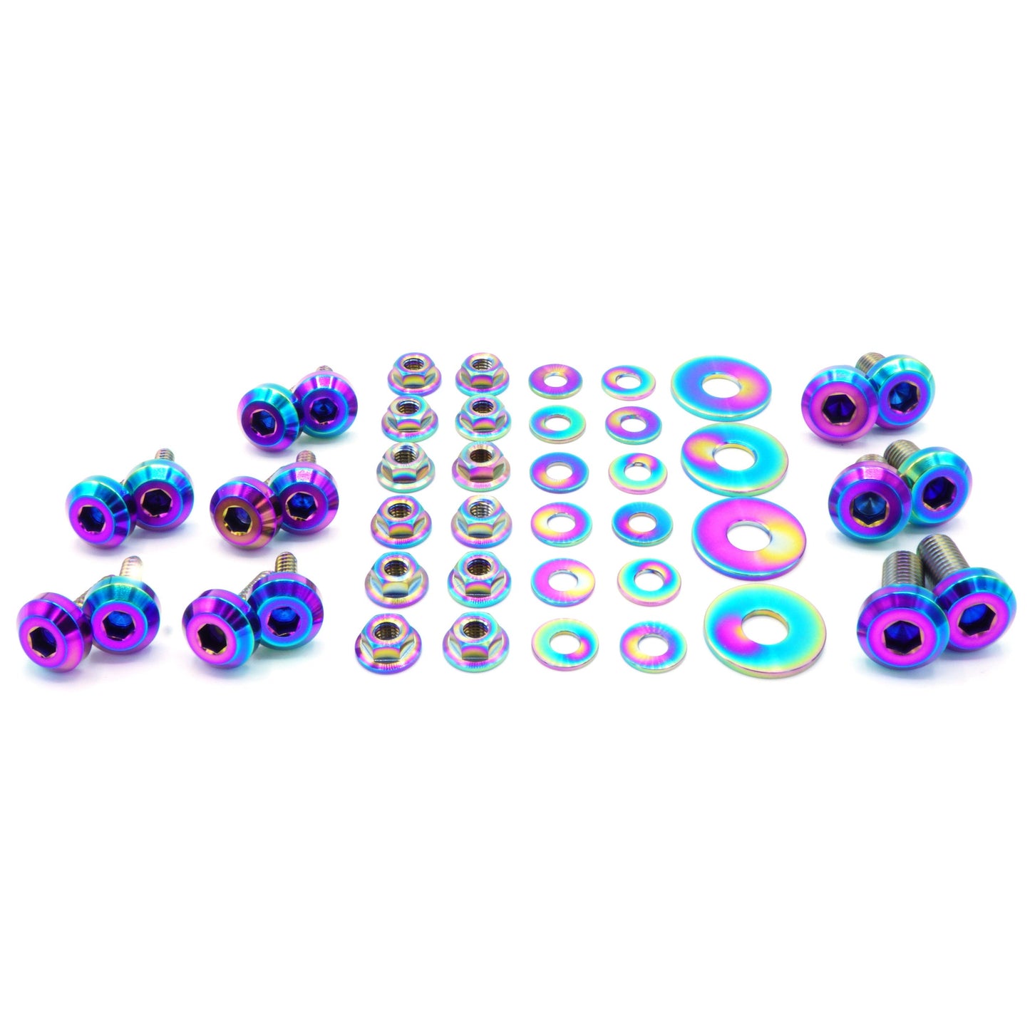 Titanium Hardware RS Hood Kit - Subaru Impreza GC8 (1992-2001) - Graveyard Performance