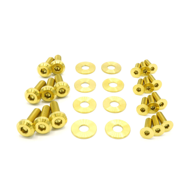 Titanium Hardware Door Kit - Subaru Impreza GC8 (1992-2001) - Graveyard Performance