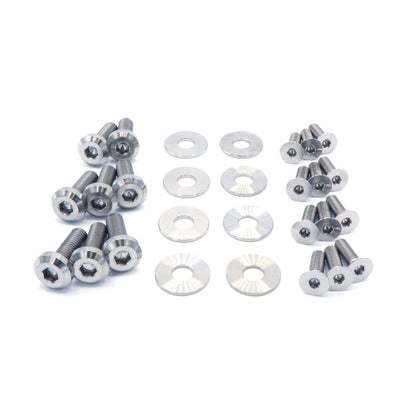 Titanium Hardware Door Kit - Subaru Impreza GC8 (1992-2001) - Graveyard Performance