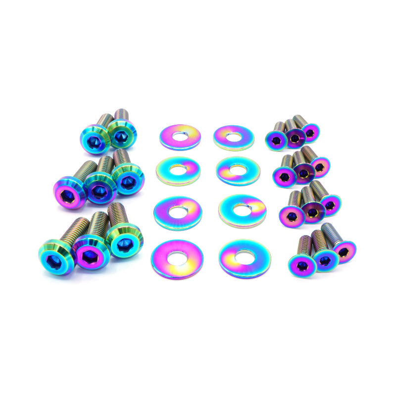 Titanium Hardware Door Kit - Subaru Impreza GC8 (1992-2001) - Graveyard Performance