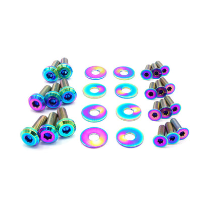 Titanium Hardware Door Kit - Subaru Impreza GC8 (1992-2001) - Graveyard Performance