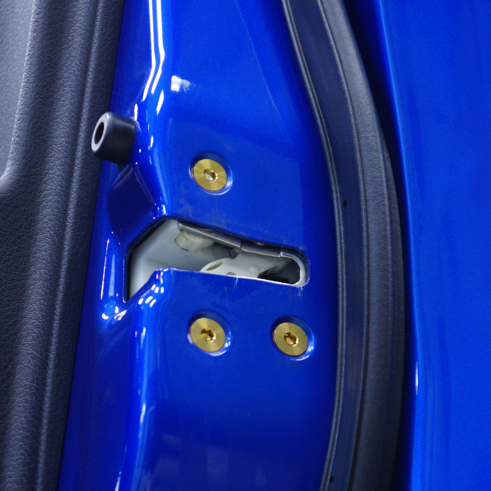 Titanium Hardware Door Kit - Subaru Impreza GC8 (1992-2001) - Graveyard Performance