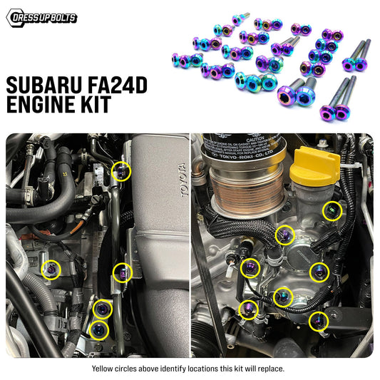 Titanium Hardware Engine Kit - Subaru FA24D Engine - Graveyard Performance