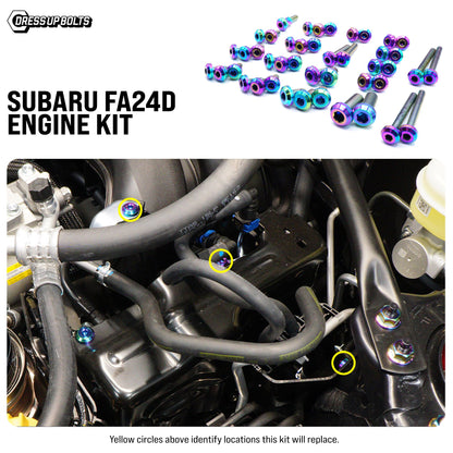 Titanium Hardware Engine Kit - Subaru FA24D Engine - Graveyard Performance