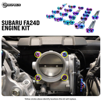 Titanium Hardware Engine Kit - Subaru FA24D Engine - Graveyard Performance