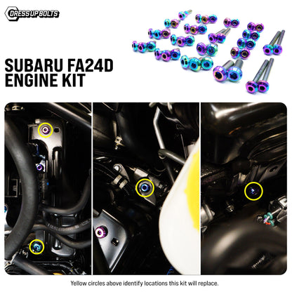 Titanium Hardware Engine Kit - Subaru FA24D Engine - Graveyard Performance