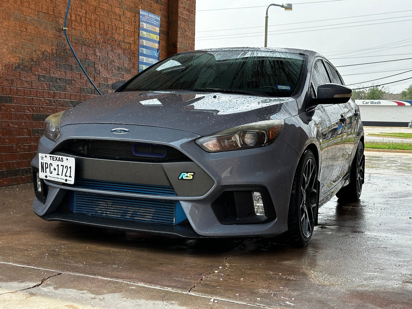 Lit Logos RS Grill Badge | 2015-2018 Focus RS - Graveyard Performance
