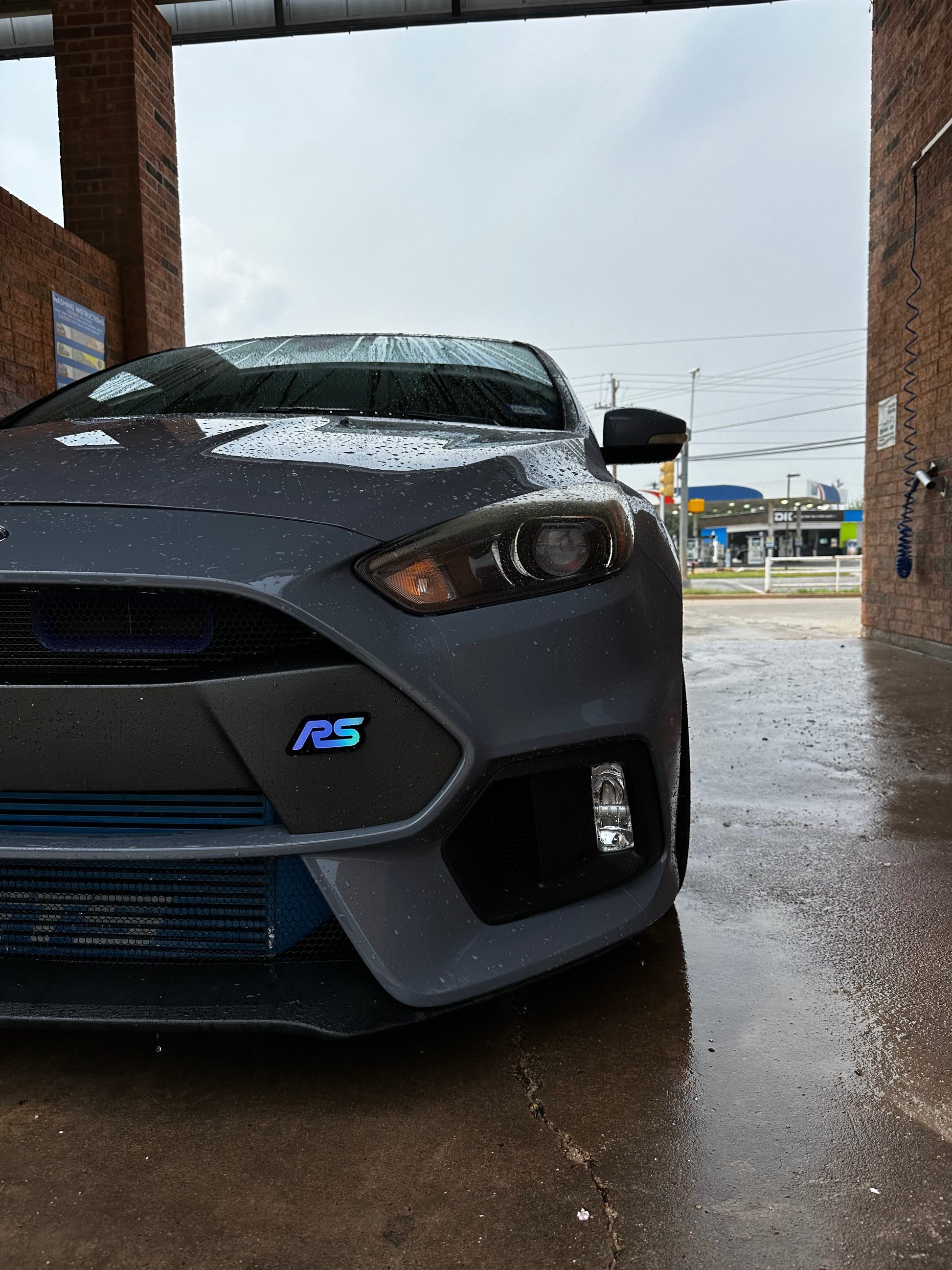 Lit Logos RS Grill Badge | 2015-2018 Focus RS - Graveyard Performance