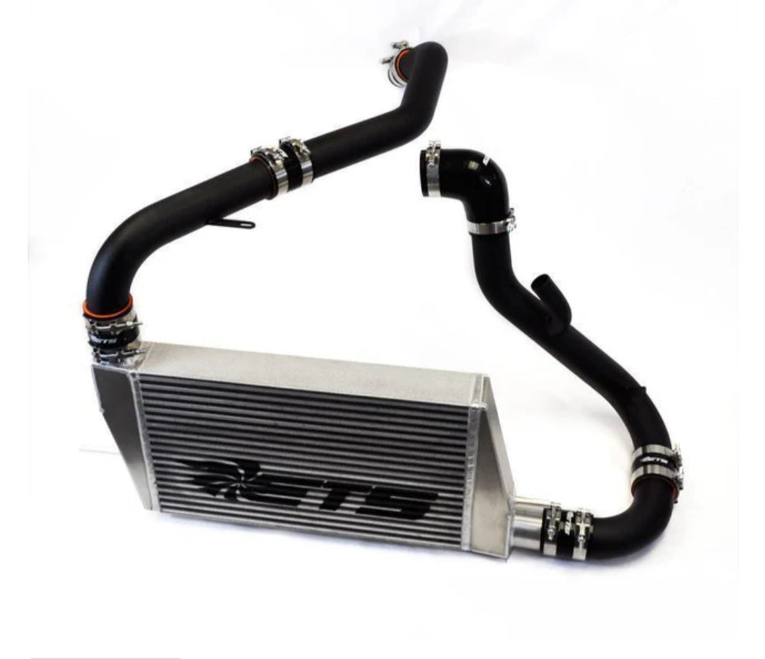 ETS Intercooler Upgrade Kit w/ Wrinkle Black Piping | 2008-2015 Mitsubishi Evo X