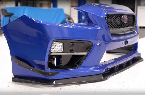 OLM 3 Piece Carbon Fiber Low Pro Lip - 2015-2017 WRX / STI - Graveyard Performance