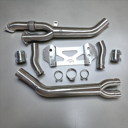 Single Mid Pipe For BMW G80 M3, G83 M4, G82 M4 (S58 Engine) - Graveyard Performance