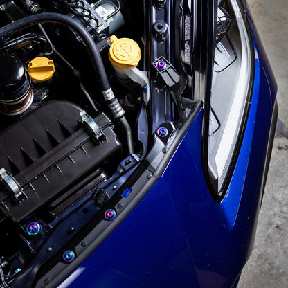 Stage 1 Titanium Hardware Engine Bay Kit - Toyota GR86/Subaru BRZ (2022+) - Graveyard Performance