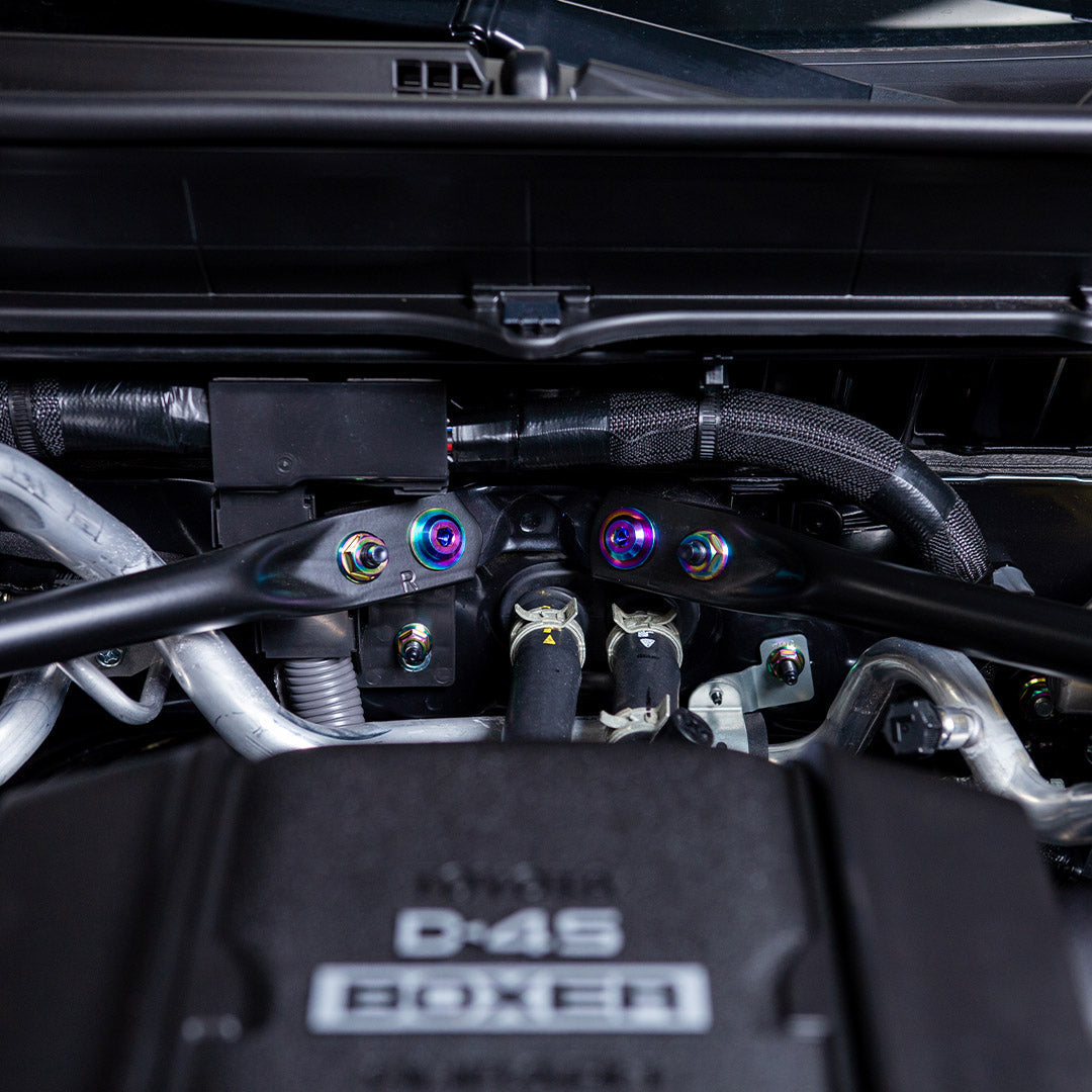 Stage 2 Titanium Hardware Engine Bay Kit - Toyota GR86/Subaru BRZ (2022+) - Graveyard Performance